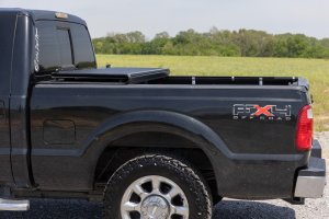 Ford F-350 Super Duty Hard Low Profile Bed Cover - Rough Country - Tri-fold - '99-'16